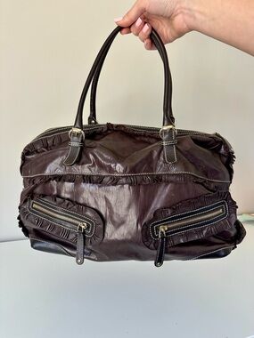 Gucci Leather Sabrina Boston Handbag